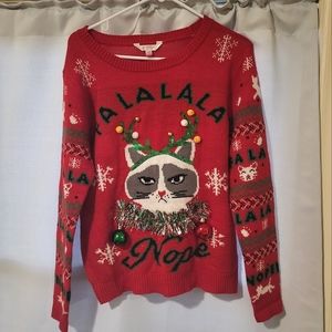 Ugly Christmas Sweater - cat
